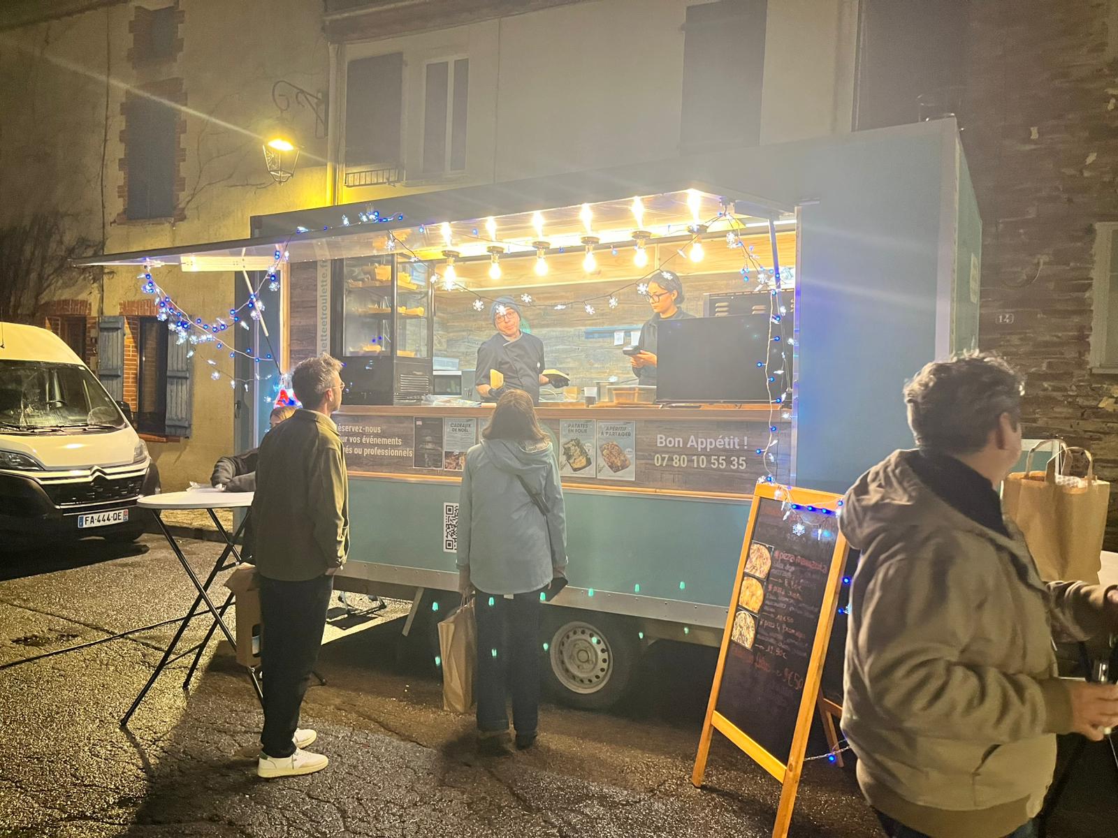 Food truck Fourchette et Roulette en service
