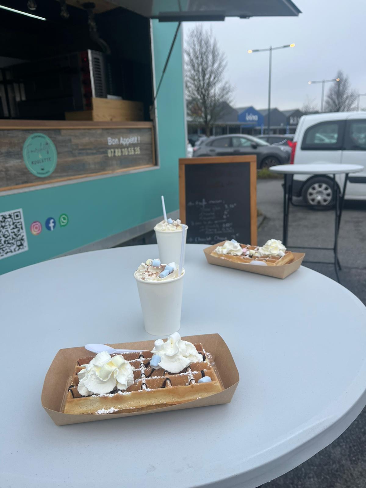 Food truck Fourchette et Roulette en service