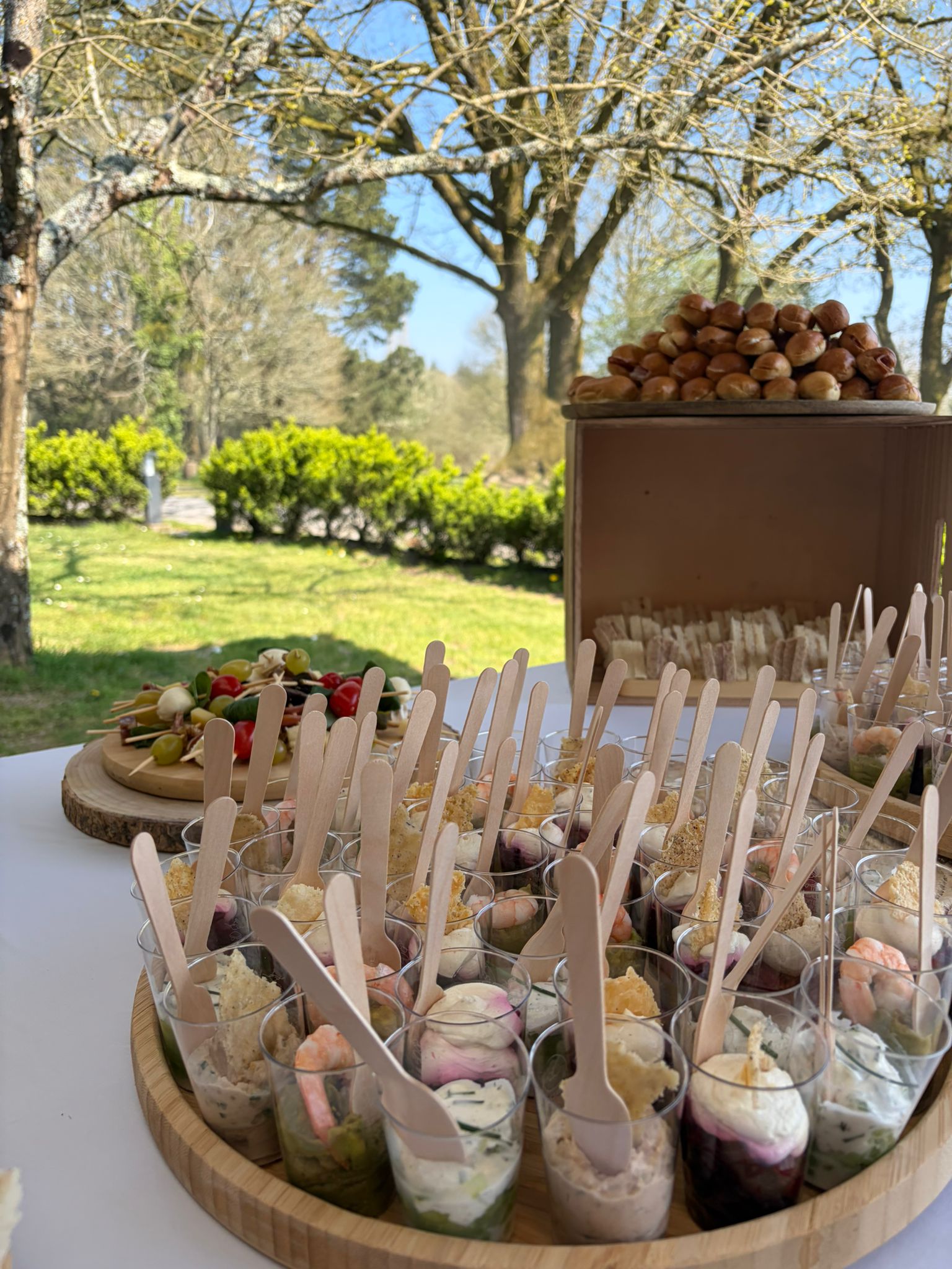 Table buffet événementiel Fourchette et Roulette