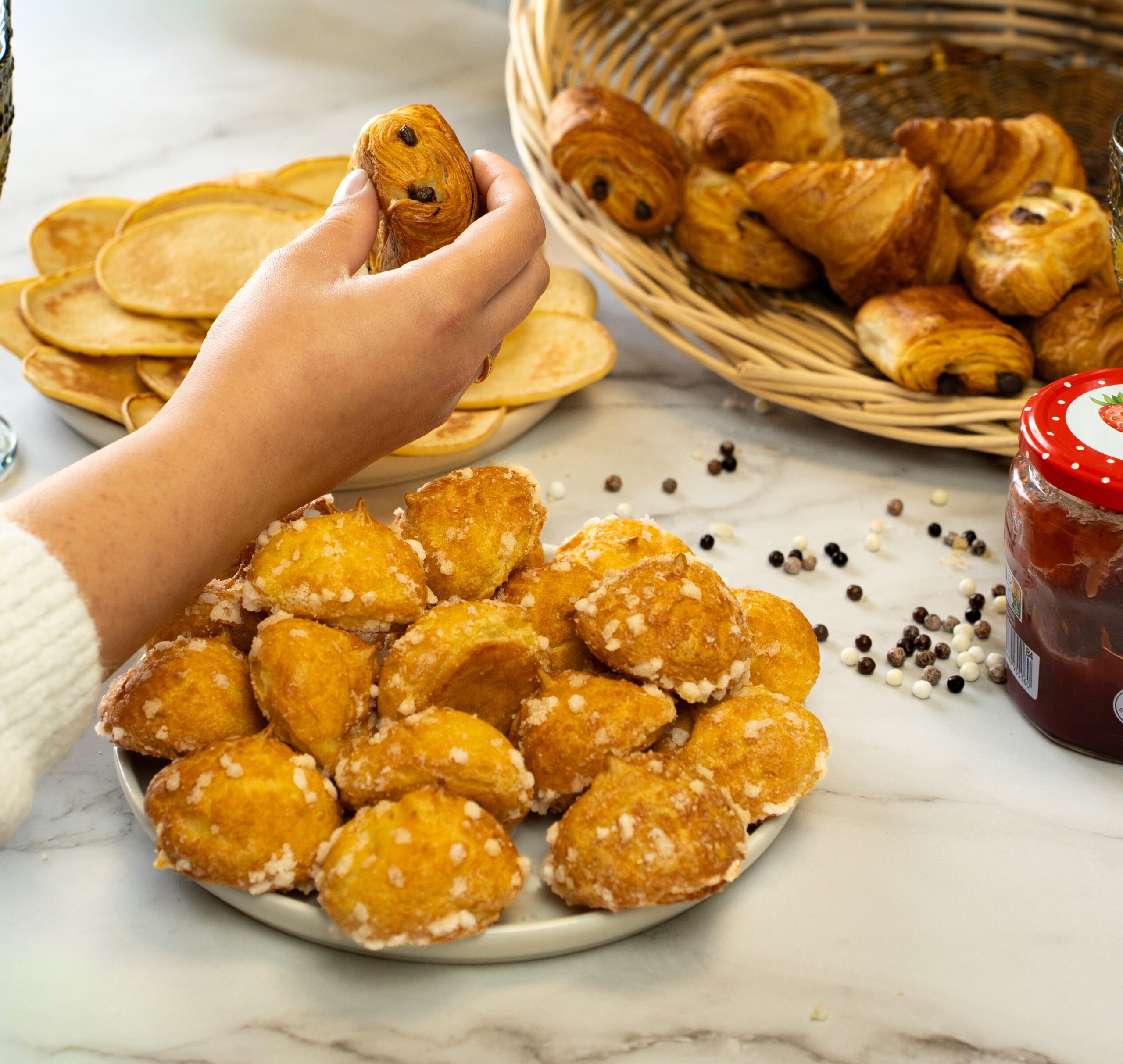 Chouquettes Fourchette et Roulette