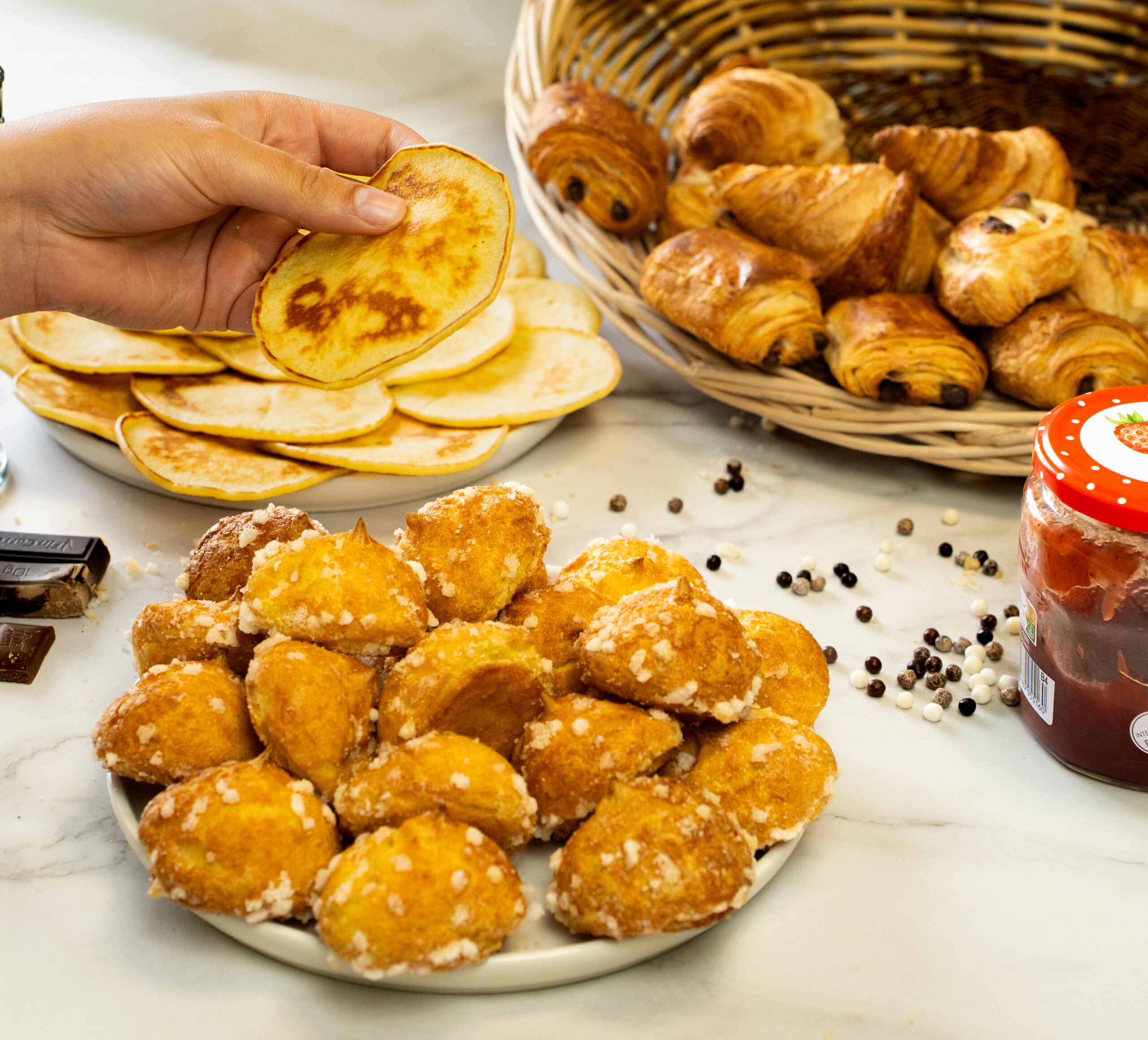 Pancake Fourchette et Roulette